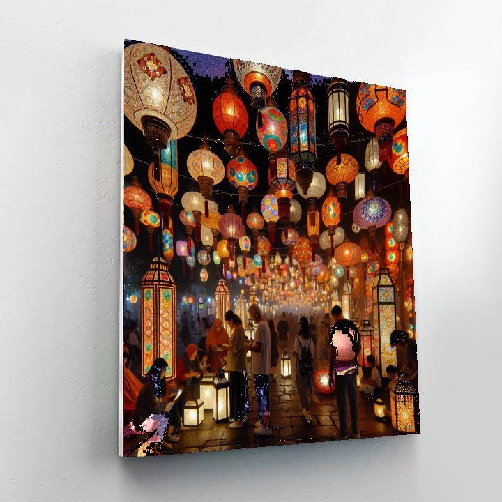 The Lotus Lantern Festival Paint By Numbers