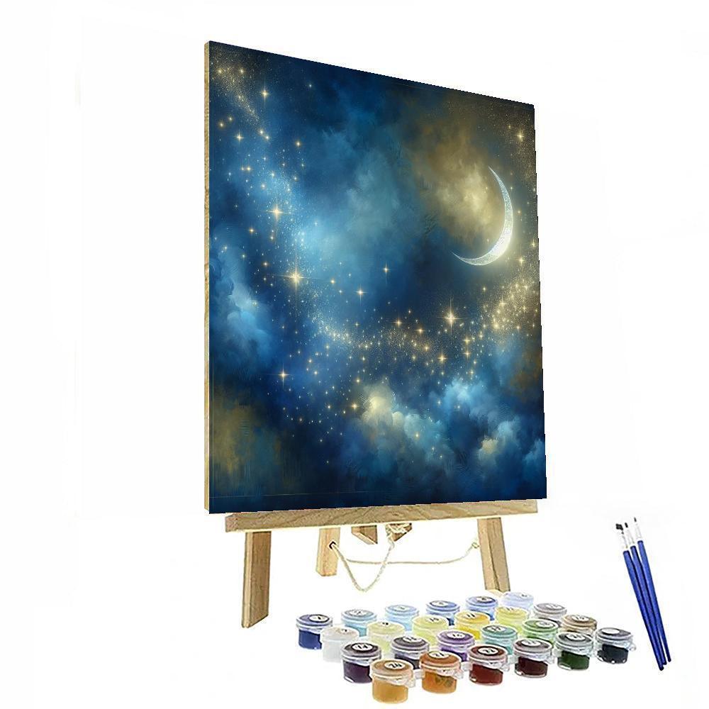 Starry Night Skies Numbered Painting Kits