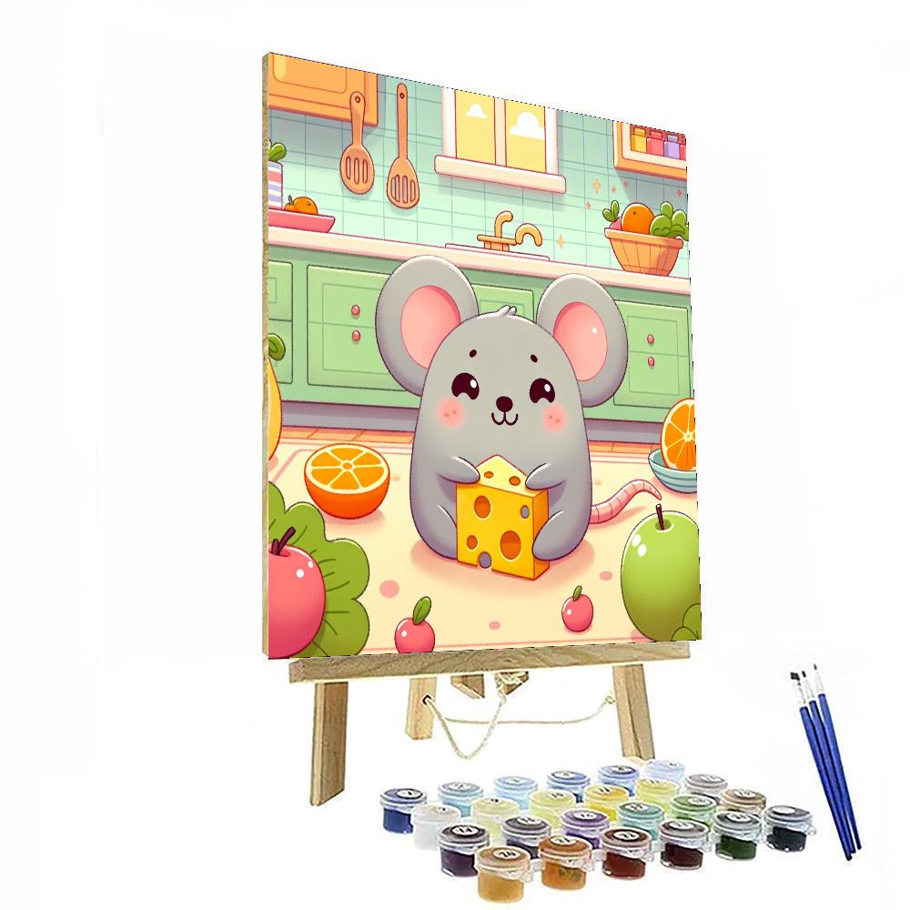 Joyful Mouse Paint By Number