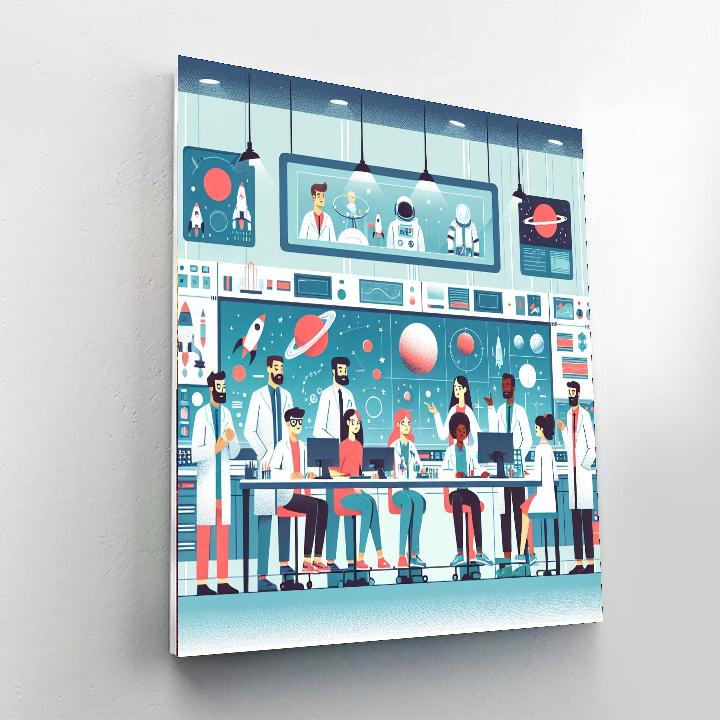 Space Lab Explorers Paint By Number