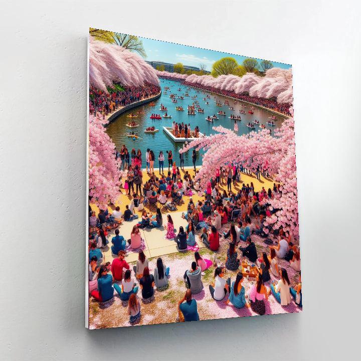 The National Cherry Blossom Festival - Usa Paint By Numbers Kits