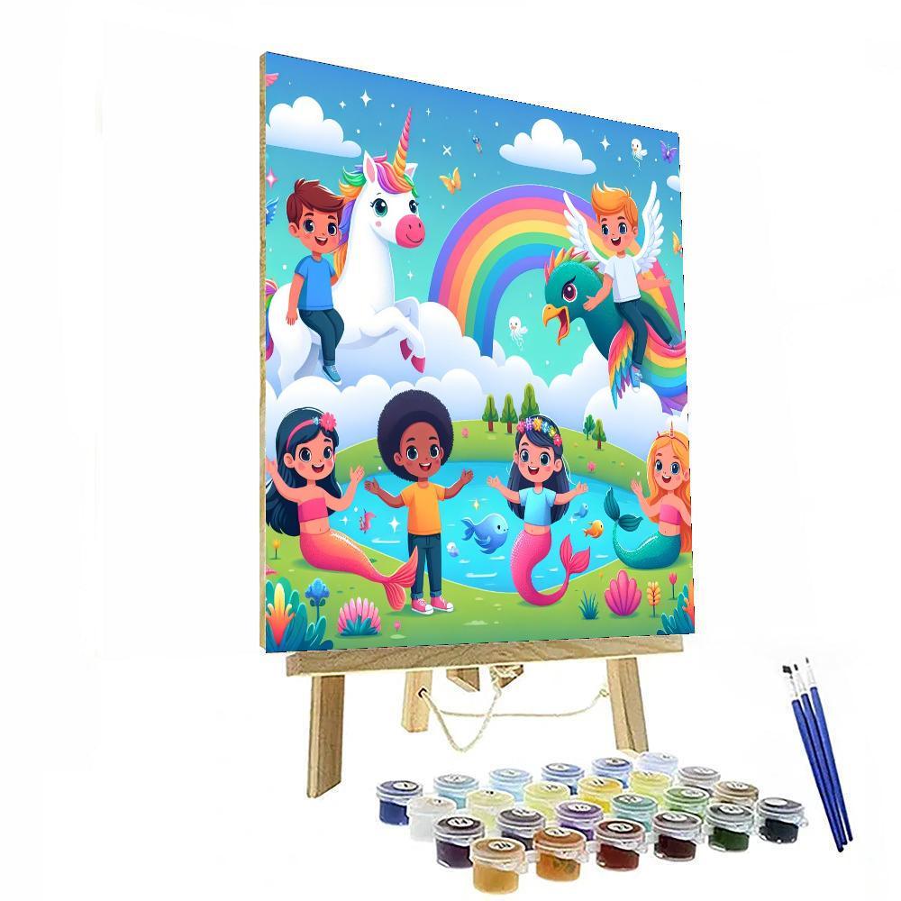 Mythical Creatures Discovery Painting Number Kit