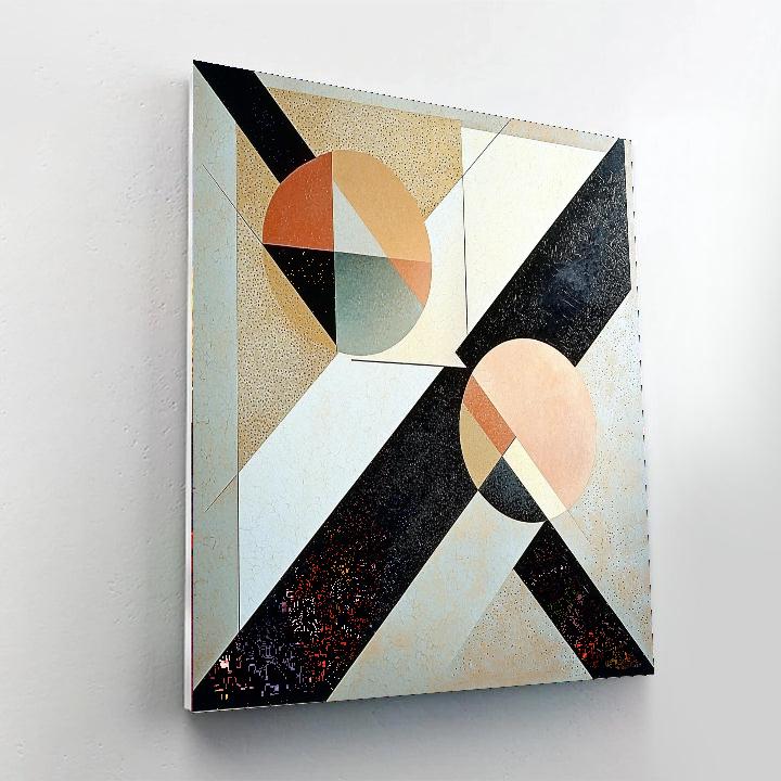 Kazimir Malevich Inspired Intricate Minimalism  Paint By Color