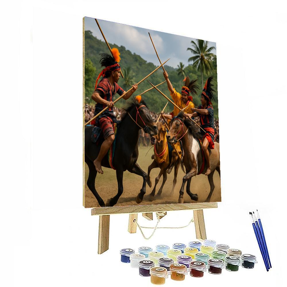Pasola Festival - Indonesia Paint By Numbers Art