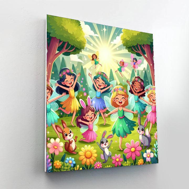 Wondrous Woodland Fairies Painting Number Kit