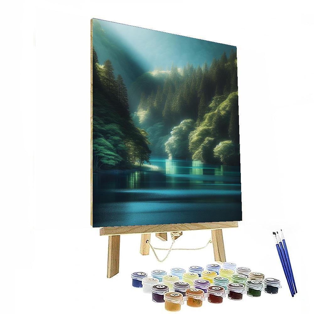 Dreamy Lakeside Paint By Numbers