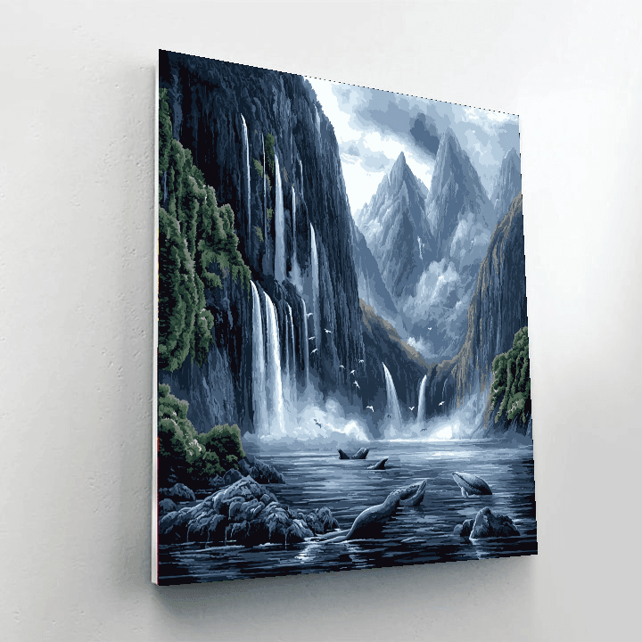 Milford Sound - New Zealand Paint By Numbers Kits