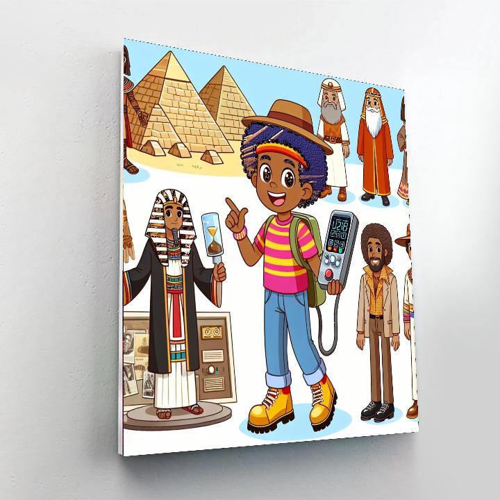 Historic Time Traveler's Adventure Painting By Numbers Kit