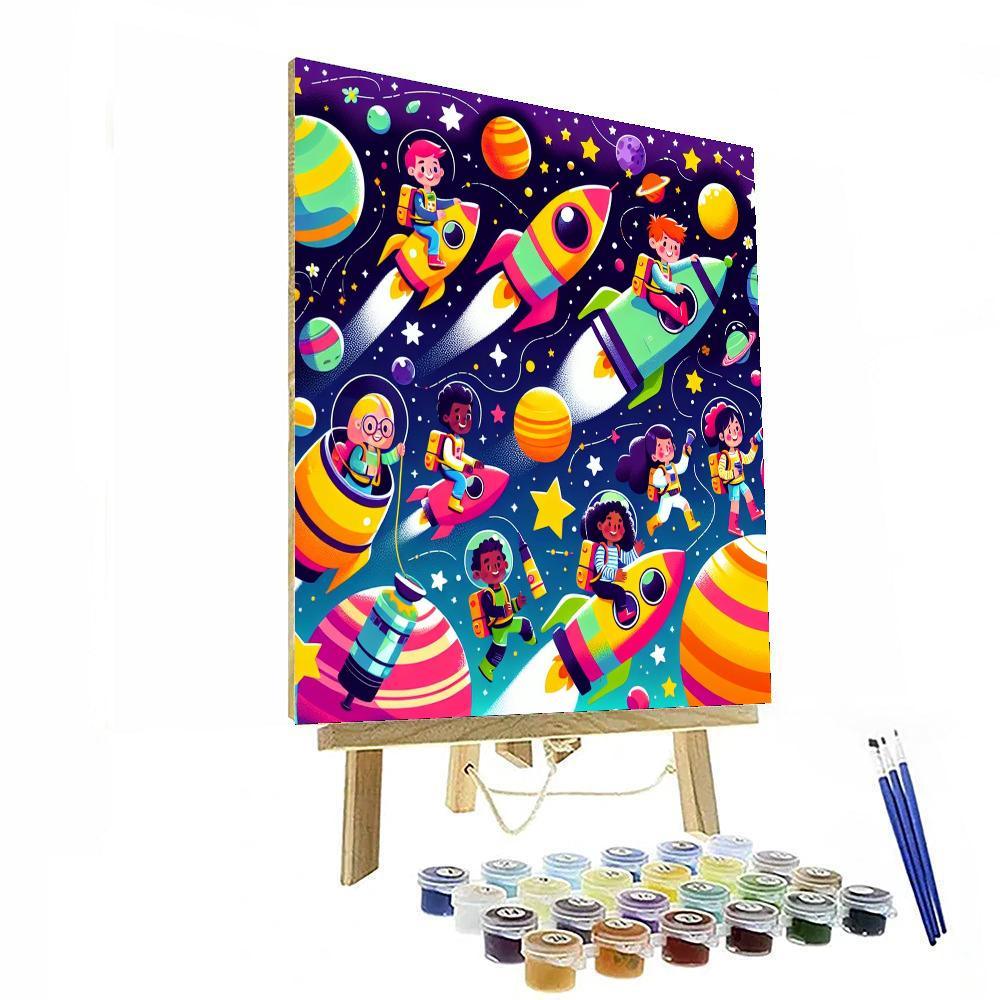 Space Odyssey Explorer Numbered Painting Kits
