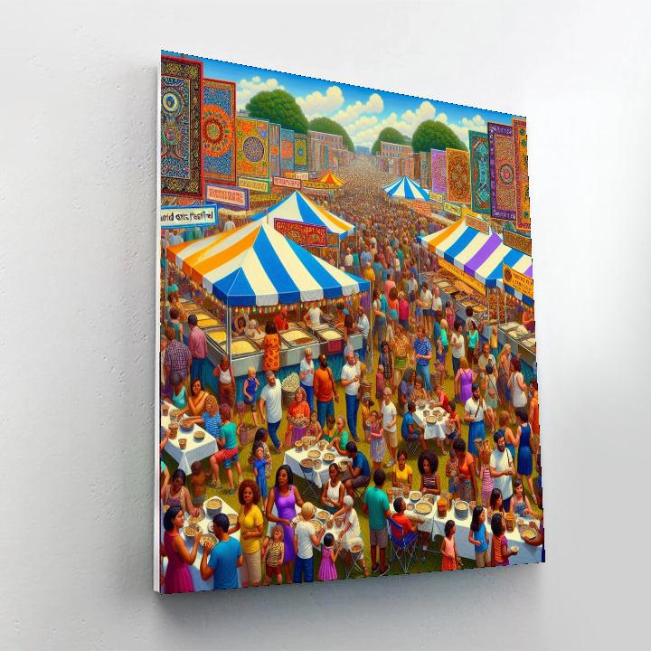 World Grits Festival - Usa Paint By Color