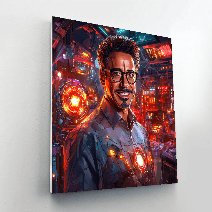Robert Downey Jr.: The Iconic Iron Legacy Paint By Numbers Kits