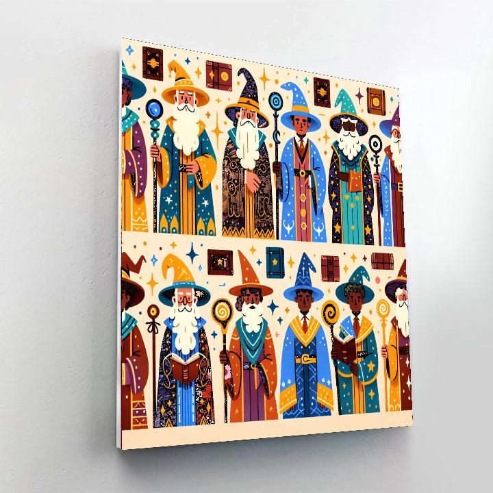 Wise Wizards Numbered Painting Kits