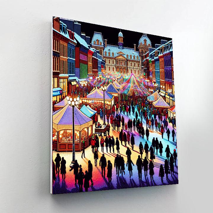 Montréal En Lumière Paint By Numbers Kits