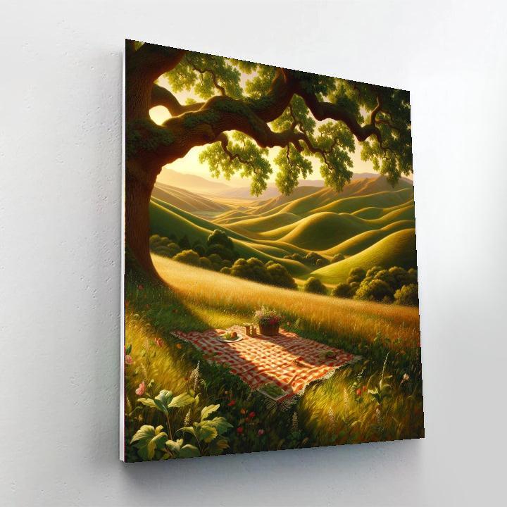 Whimsical Countryside Picnic Numbered Painting Kits