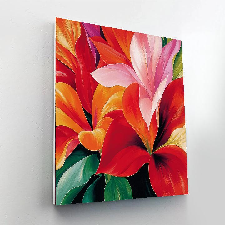Georgia O'Keeffe Inspired Radiant Botanicals  Paint By Number