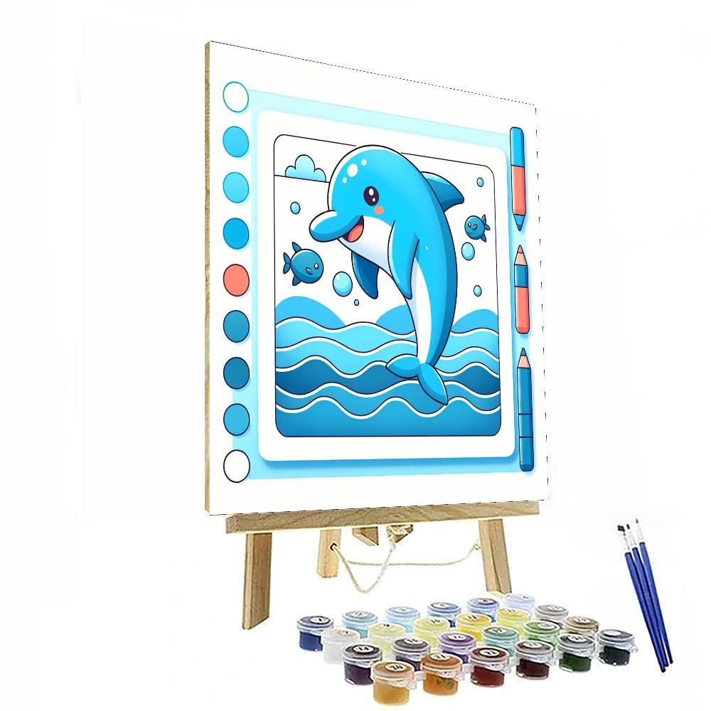 Creative Dolphin Paint By Numbers
