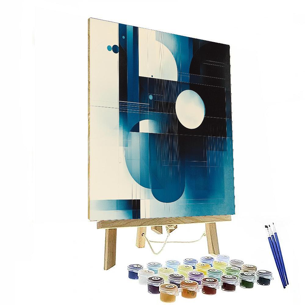 Kazimir Malevich Inspired Temporal Forms  DIY Paint By Numbers