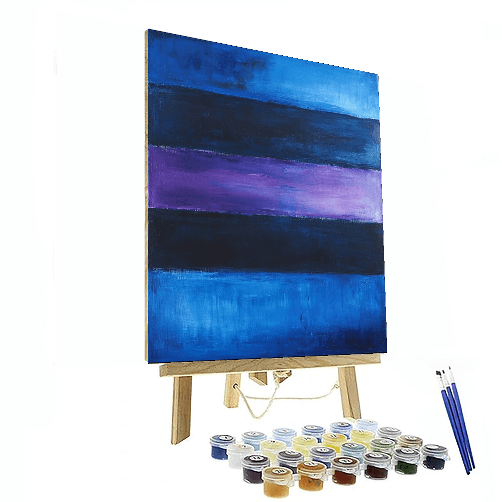 Mark Rothko Inspired Rothko's Cosmic Dreams  Painting By Numbers Kit