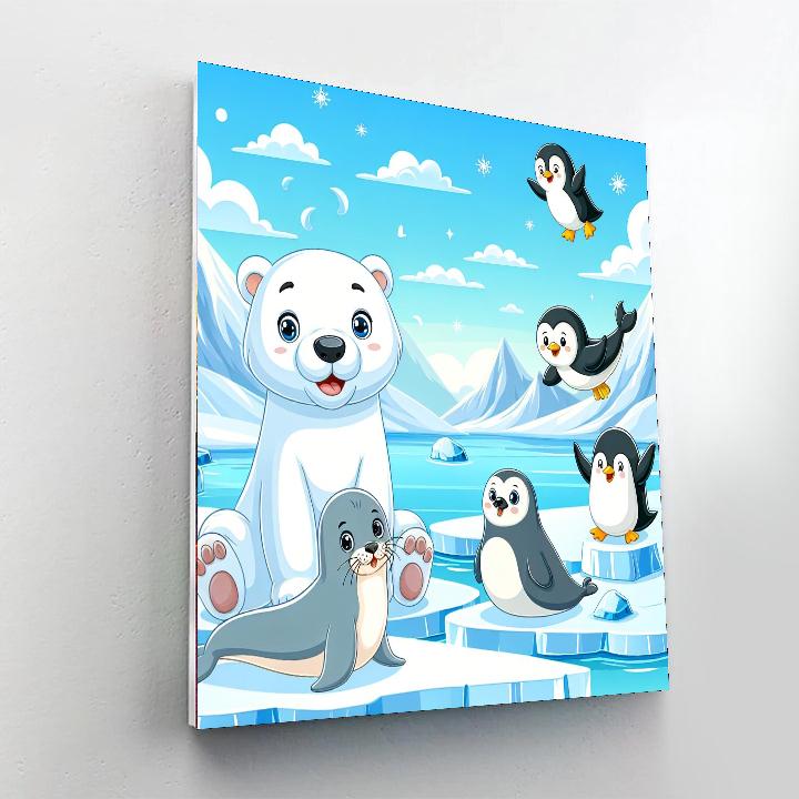 Exploring Arctic Adventures Paint By Numbers Art