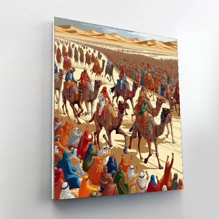 Camel Festival - Saudi Arabia Paint By Numbers Art