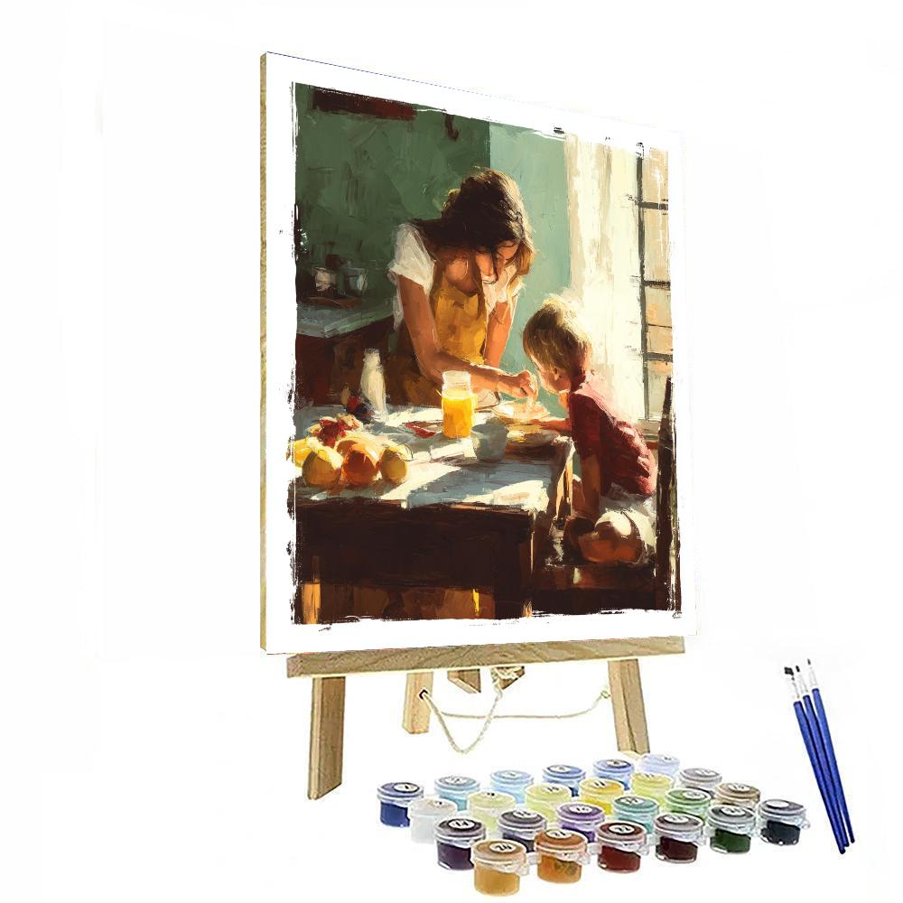Sunlit Sunday Breakfast Paint By Color