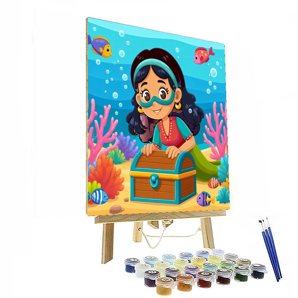 Underwater Treasure Paint By Numbers Art