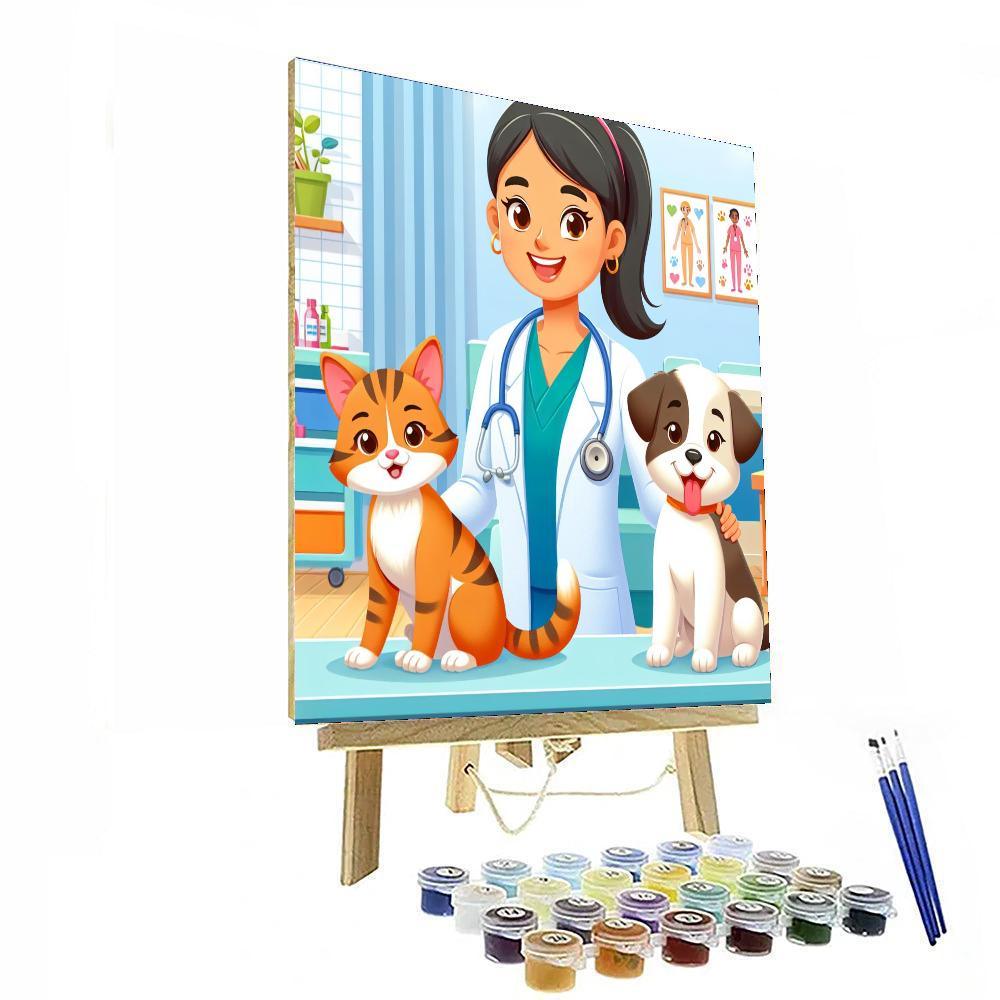 Pet Vet Adventure Paint By Number