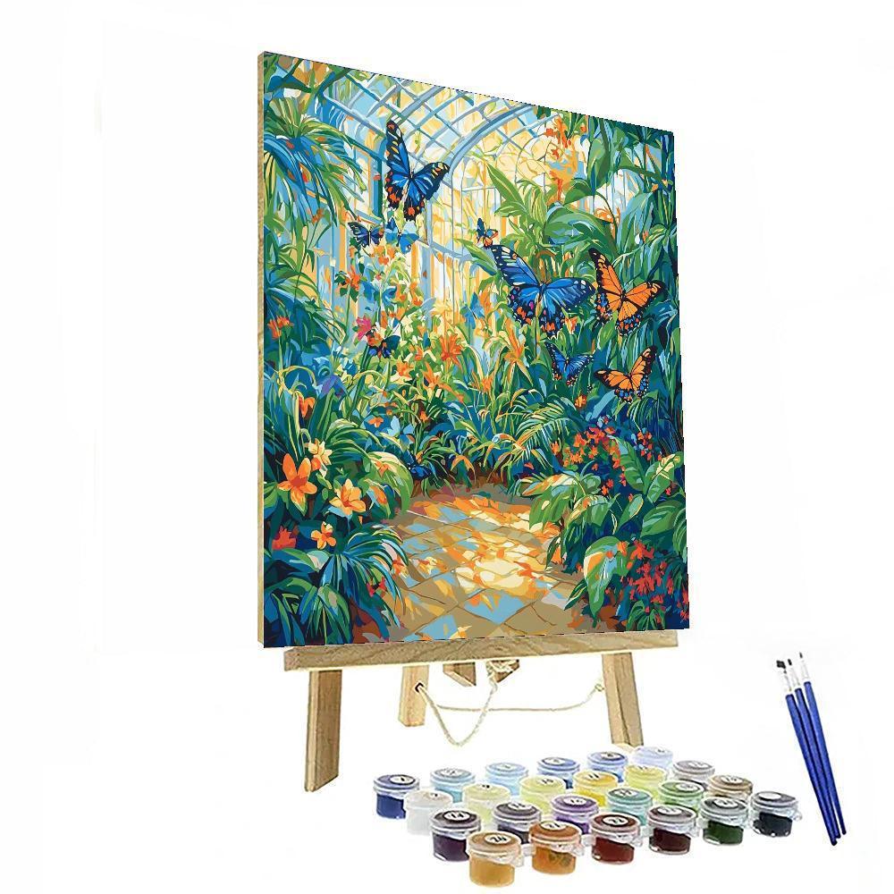The Butterfly Conservatory - Key West Paint By Numbers