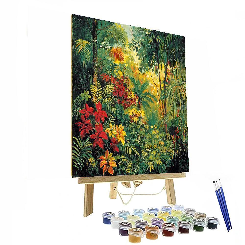 Paul Gauguin Inspired Tropical Rainforest Resonance  Painting By Numbers Kit