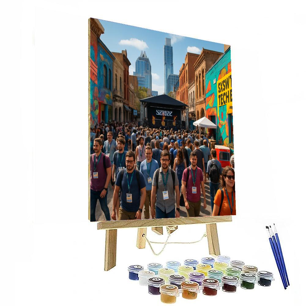 South By Southwest - Austin DIY Paint By Numbers