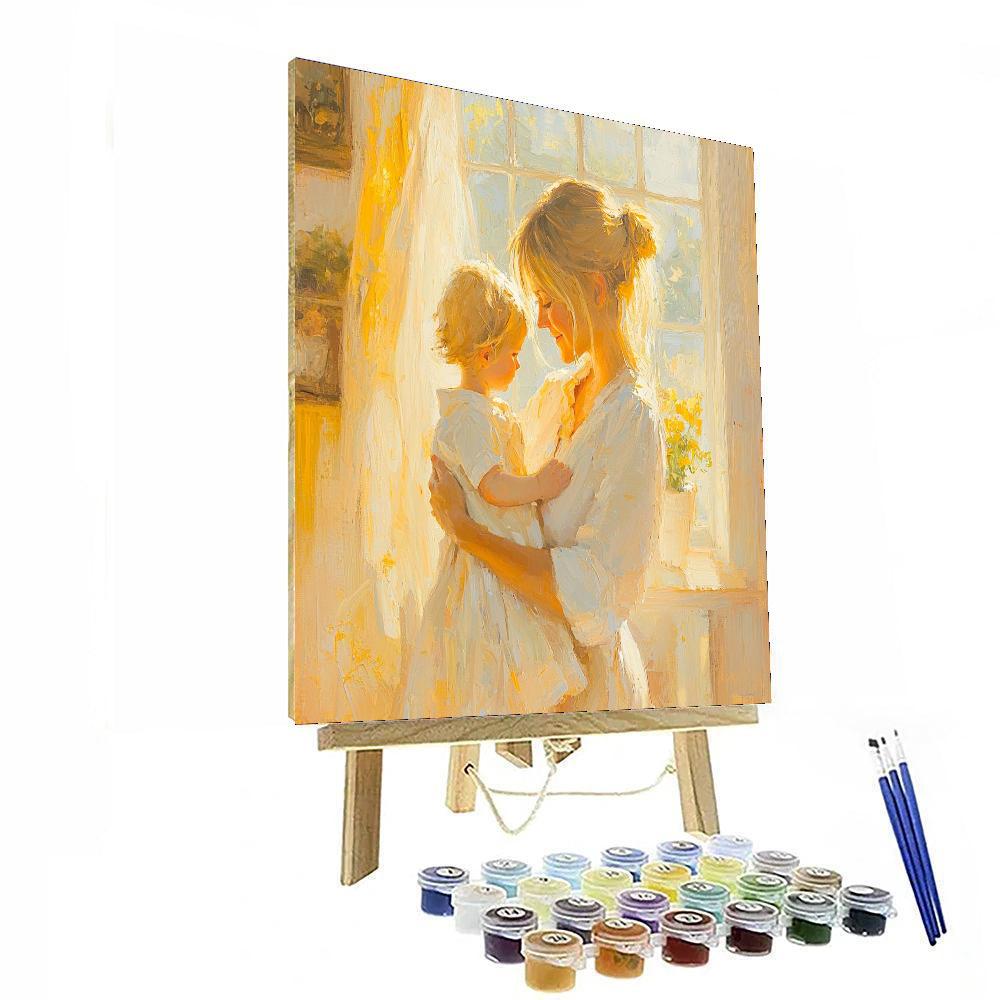 Sunbeam Kisses DIY Paint By Numbers