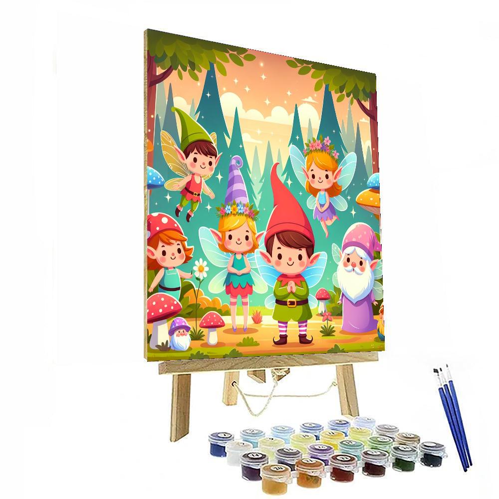 Cute Fairy Tale Creatures Paint By Numbers