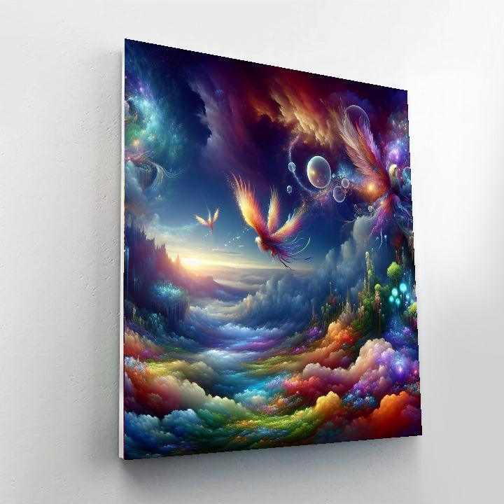 Fantasy Enchanted Realm Paint By Color