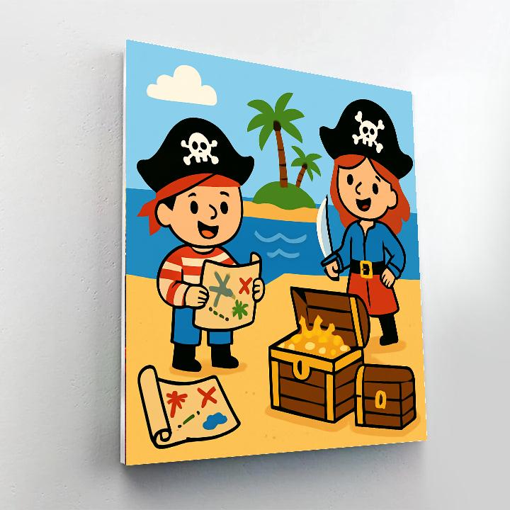 Hidden Treasure Numbered Painting Kits