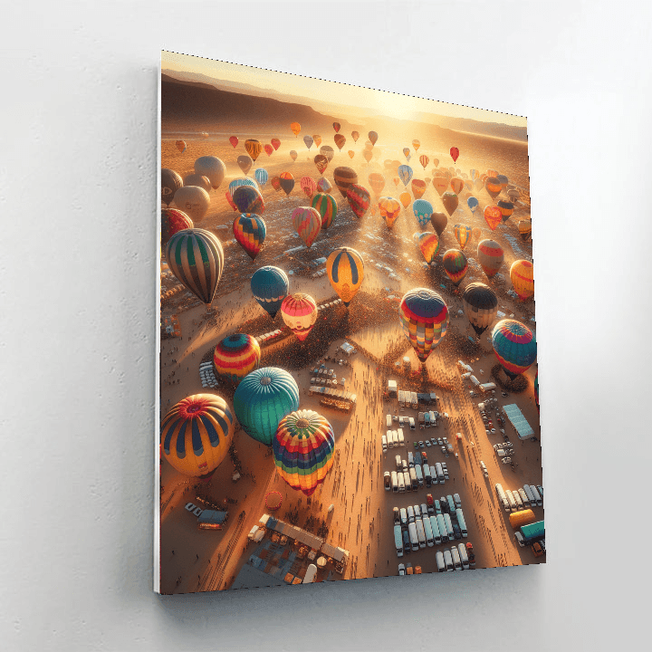 The Albuquerque International Balloon Fiesta - Usa DIY Paint By Numbers