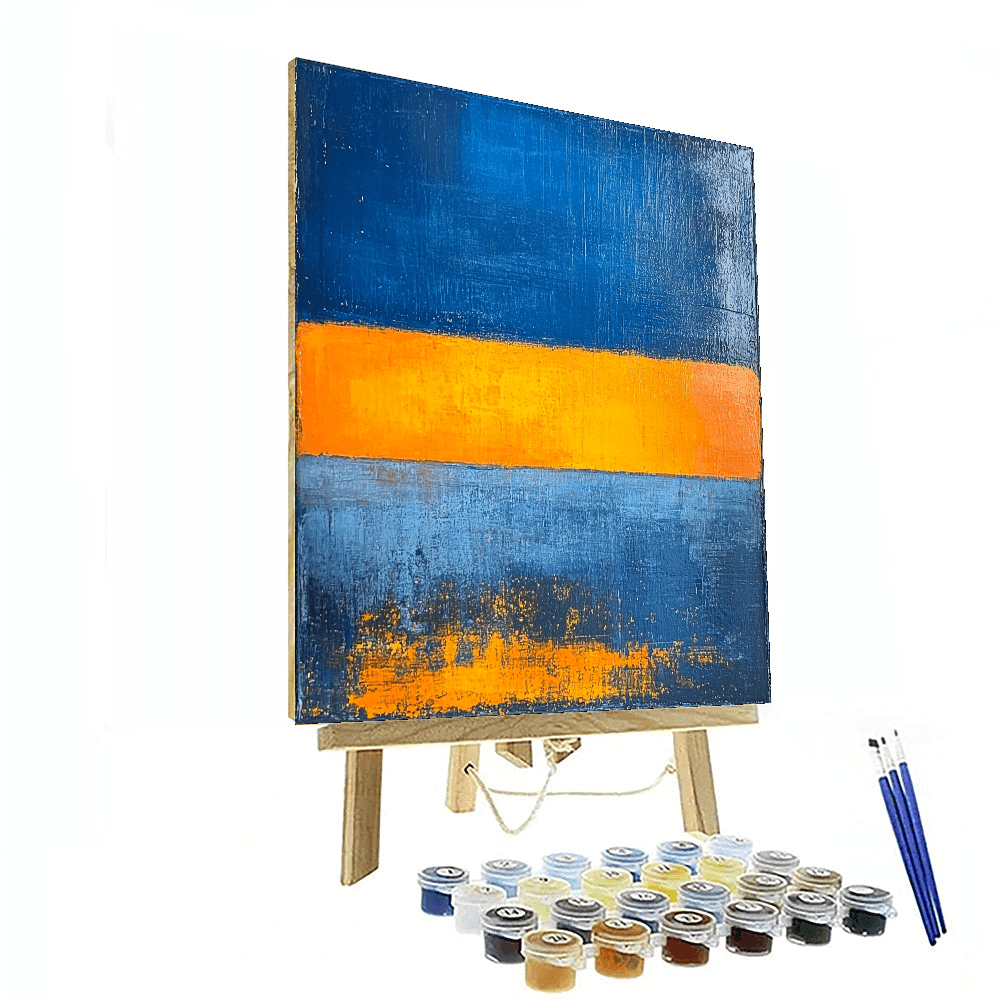 Mark Rothko Inspired Rothko's Color Meditation  Painting By Numbers Kit