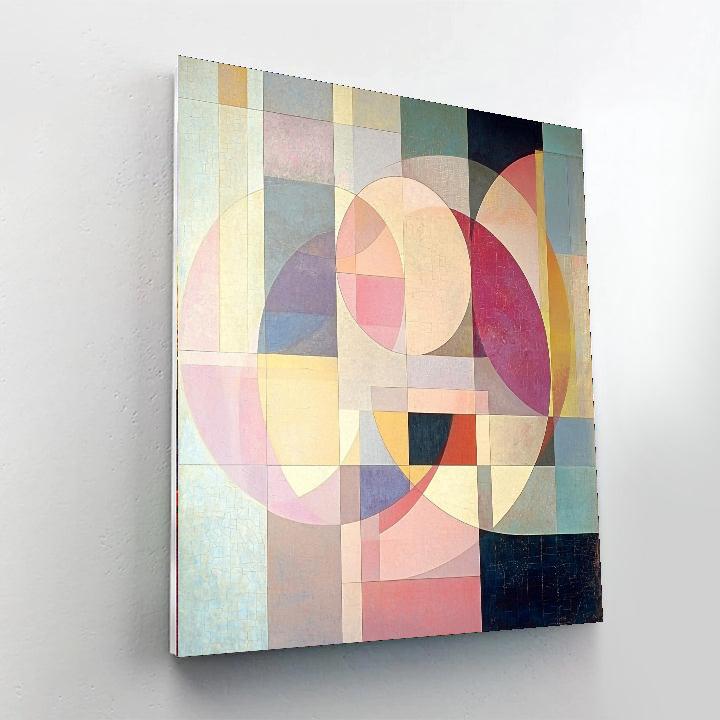 Kazimir Malevich Inspired Zen Geometry  Paint By Color