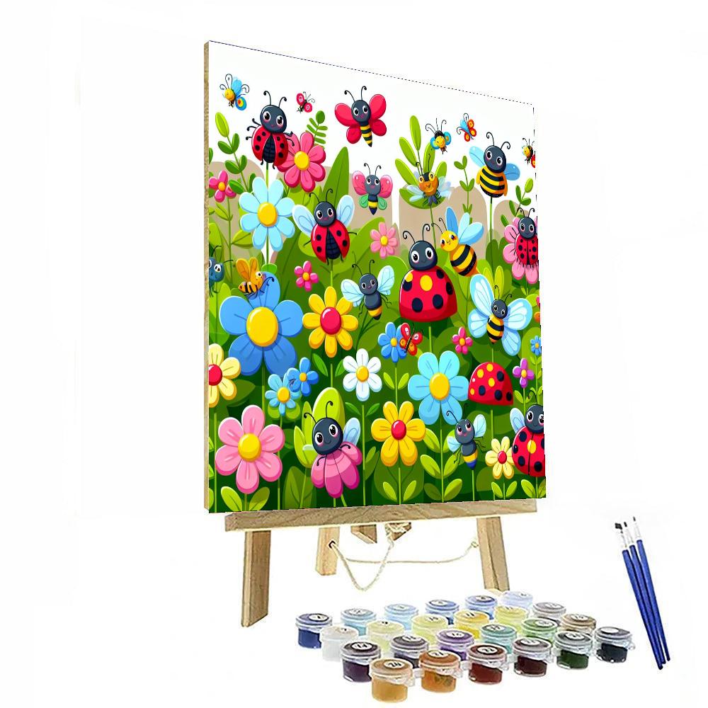 The Wonderful World Of Bugs Number Painting