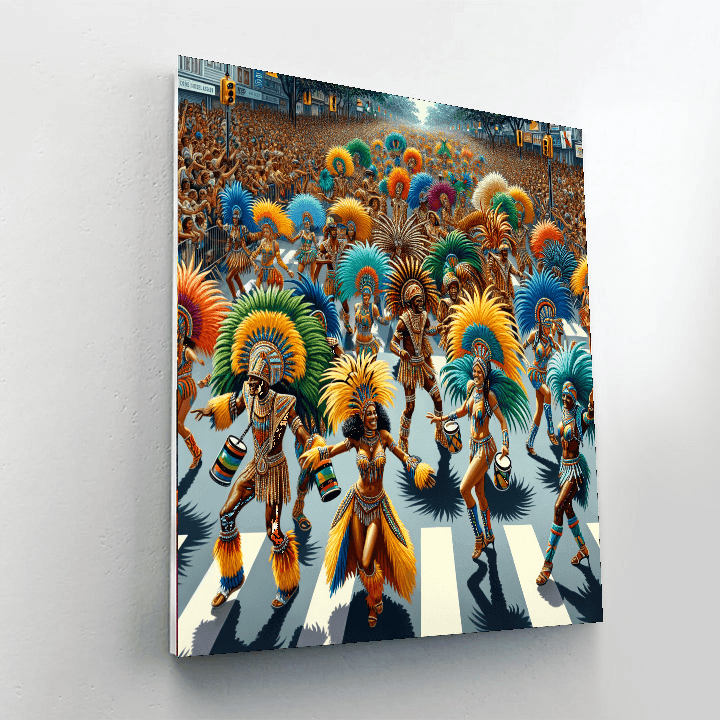 Junkanoo Parade - Nassau, Bahamas Number Painting