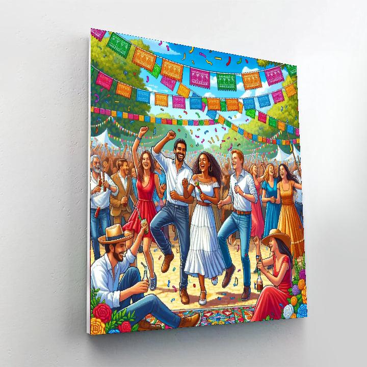 World Happiness Day - Global Paint By Numbers Art