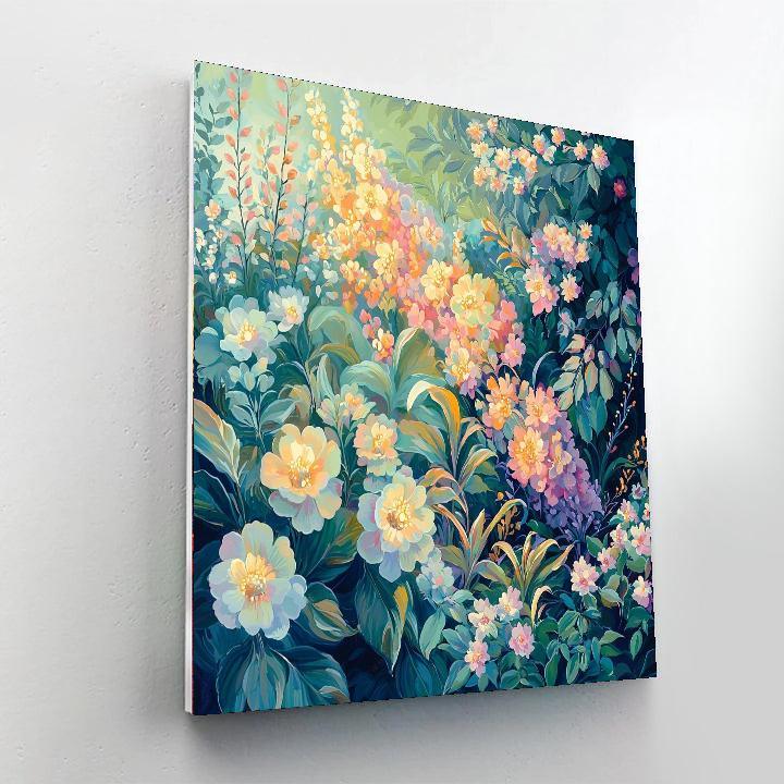 Alphonse Mucha Inspired Luminous Garden  Paint By Numbers Kits