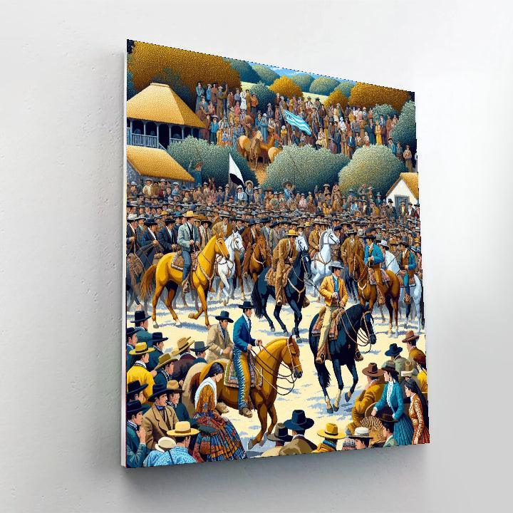 Fiesta De La Patria Gaucha - Tacuarembó, Uruguay Paint By Number