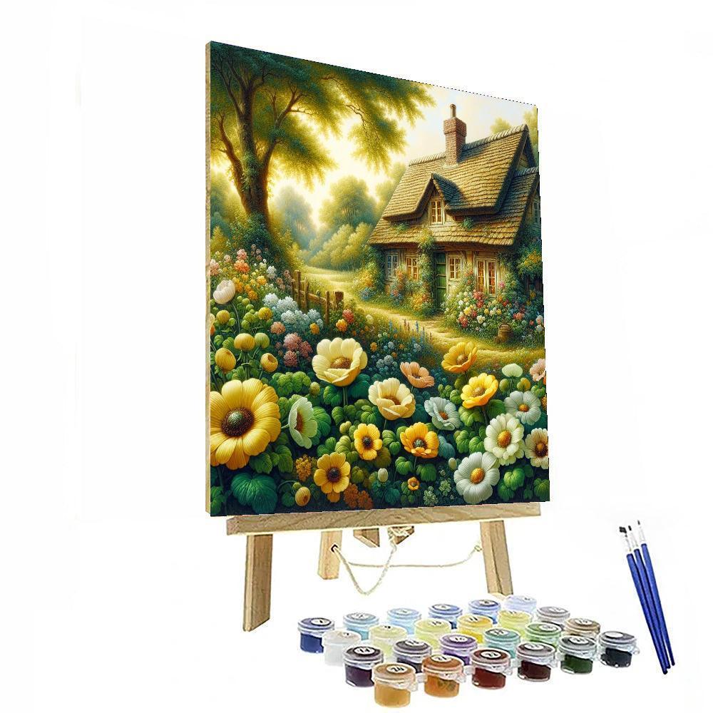 Sunlit Cottage Garden Paint By Numbers Kits