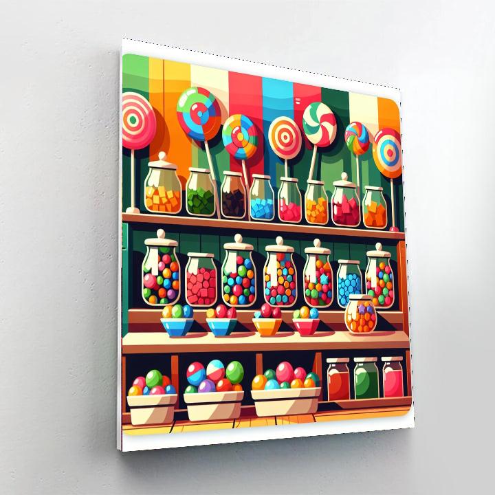 Sweet Shoppe Numbered Painting Kits