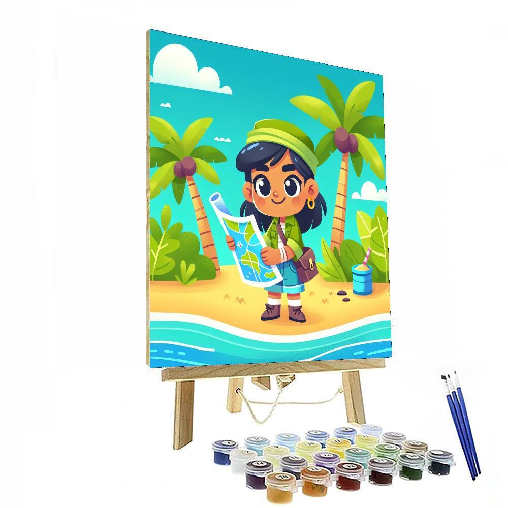 Explorer's Island Discovery Paint By Numbers Kits
