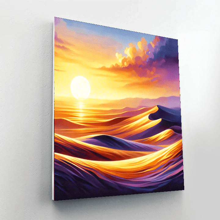 Soothing Desert Dunes Paint By Color