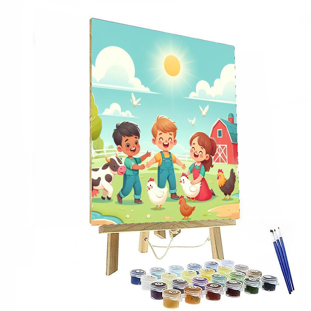 Sunshine On The Farm Paint By Number