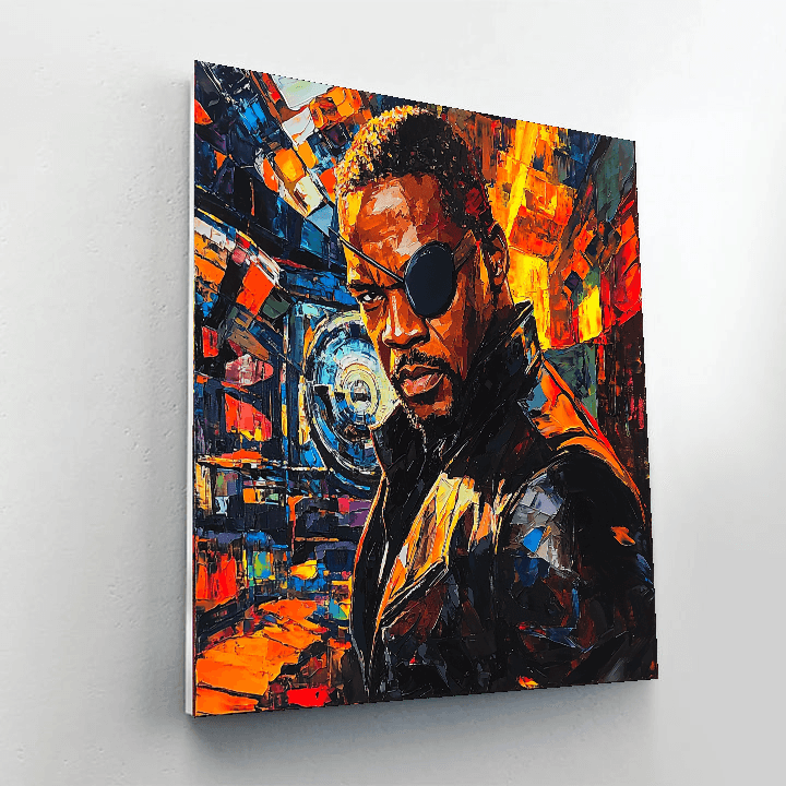 Samuel L. Jackson: The Commanding Voice Of Nick Fury DIY Paint By Numbers