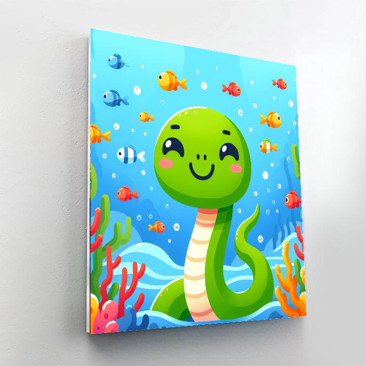 Silly Sea Serpent Paint By Numbers Kits