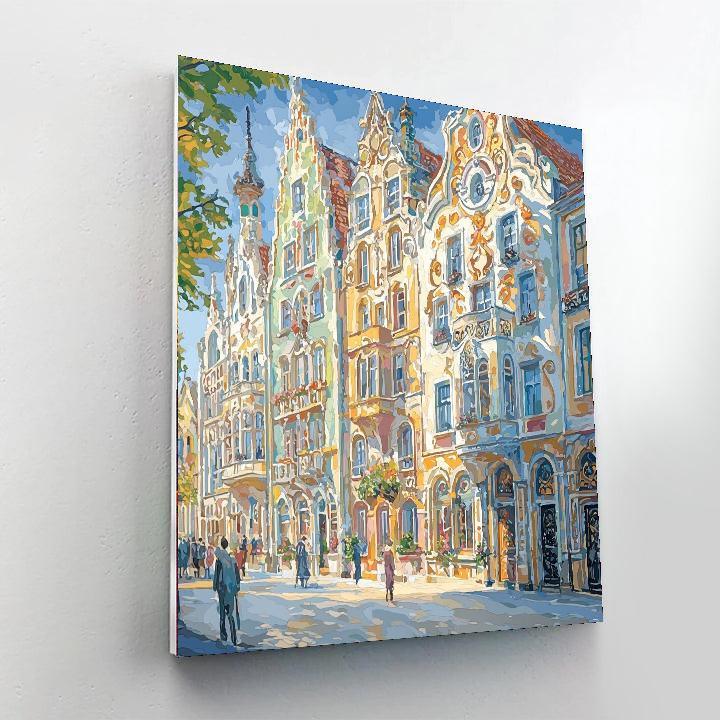 Art Nouveau Building - Riga Paint By Numbers